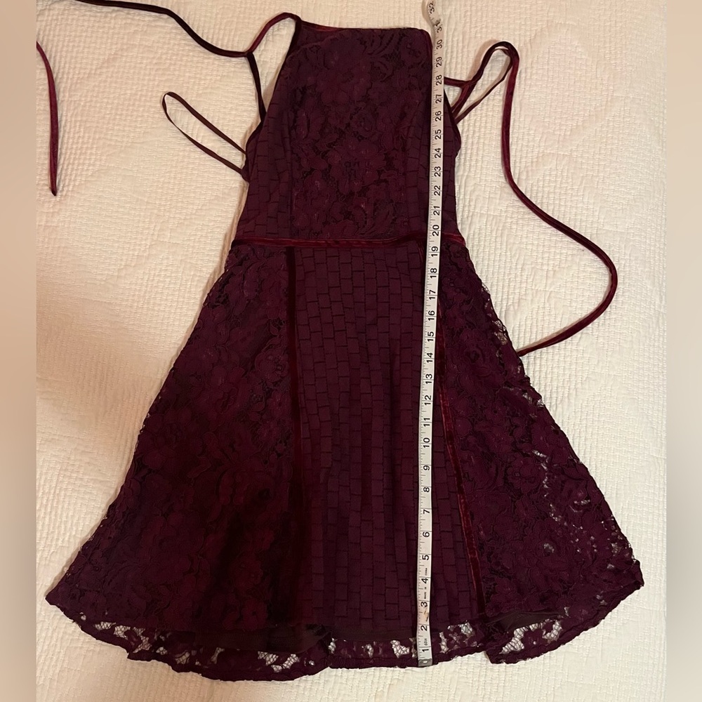 Maroon dress